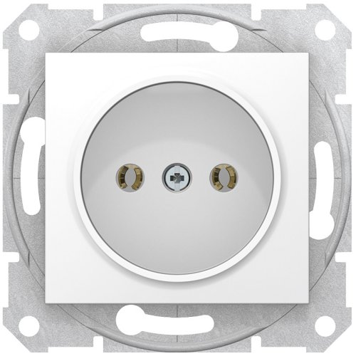 Розетка без заземления без рамки Schneider Electric Sedna 1-м. белый картинка